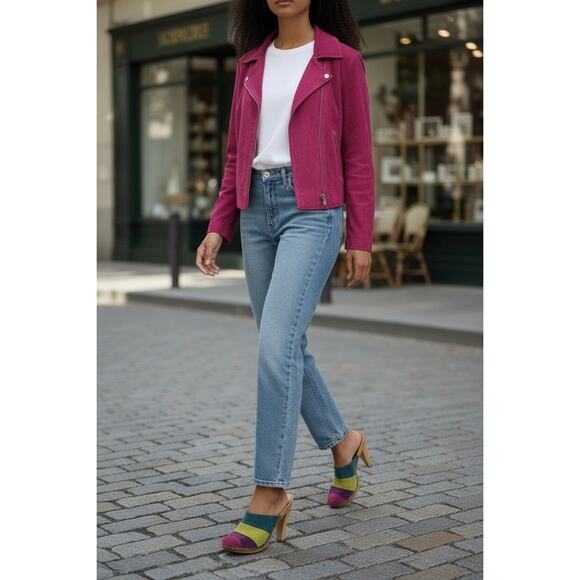 Y2K Coach P614 Katy Suede Striped Mule Size 8B - Picture 12 of 12